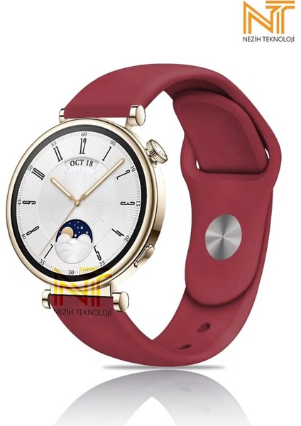 Huawei Watch Gt 2 42MM /gt 3 42MM / Gt 3 Elegant 42MM Liquid Silikon Kordon 20MM