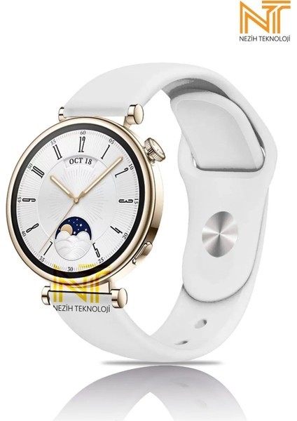 Huawei Watch Gt 2 42MM /gt 3 42MM / Gt 3 Elegant 42MM Liquid Silikon Kordon 20MM
