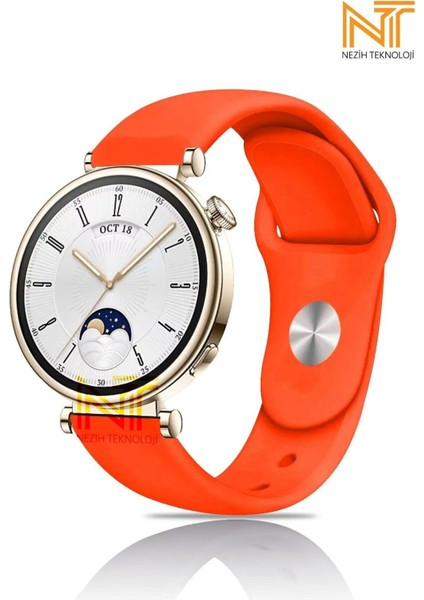 Huawei Watch Gt 2 42MM /gt 3 42MM / Gt 3 Elegant 42MM Liquid Silikon Kordon 20MM