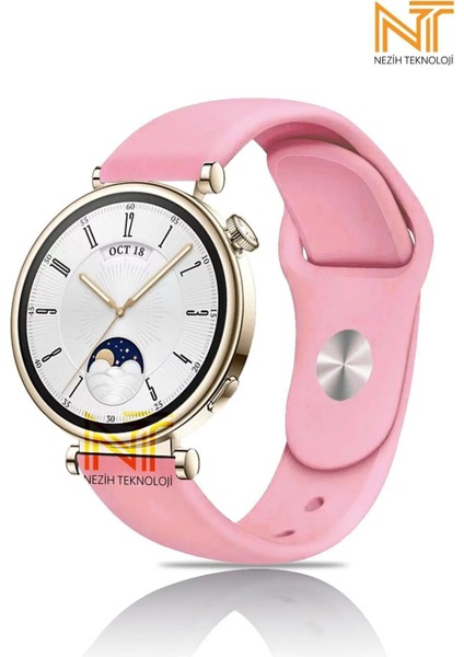 Huawei Watch Gt 2 42MM /gt 3 42MM / Gt 3 Elegant 42MM Liquid Silikon Kordon 20MM