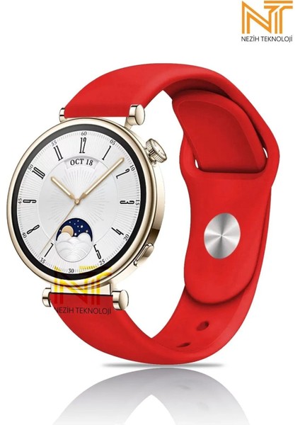 Huawei Watch Gt 2 42MM /gt 3 42MM / Gt 3 Elegant 42MM Liquid Silikon Kordon 20MM