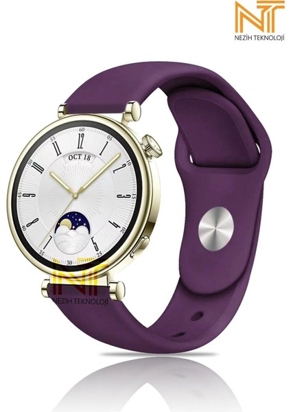 Huawei Watch Gt 2 42MM /gt 3 42MM / Gt 3 Elegant 42MM Liquid Silikon Kordon 20MM