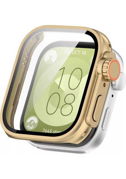 Huawei Watch Fit 3 Ten Apple Watch Ultra 49MM Kasa Dönüştürücü ve Ekran Koruyucu