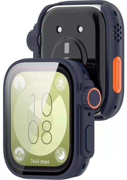Huawei Watch Fit 3 Ten Apple Watch Ultra 49MM Kasa Dönüştürücü ve Ekran Koruyucu modelleri
