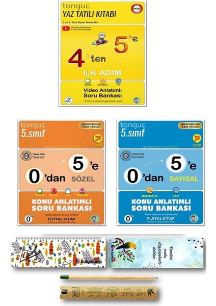 Tonguç Yayınları 5. Sınıf 4'ten 5'e Hazırlık Seti