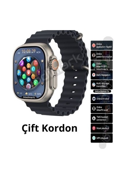 HK10 Ultra 3 Chat Gpt/video Uygulama/chat Gpt Destekli Super Amoled E-Kitap/galeri