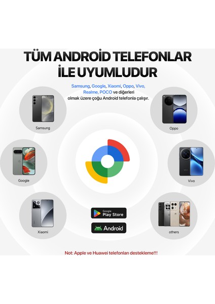 Mitag Go Android Uyumlu Google Find My Device Lisanslı Akıllı Takip Cihazı