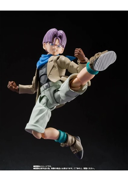 Bandaı Dragon Ball Gt S.h.figuarts Shf Trunks Gt Anime Action Collection Figures Figür