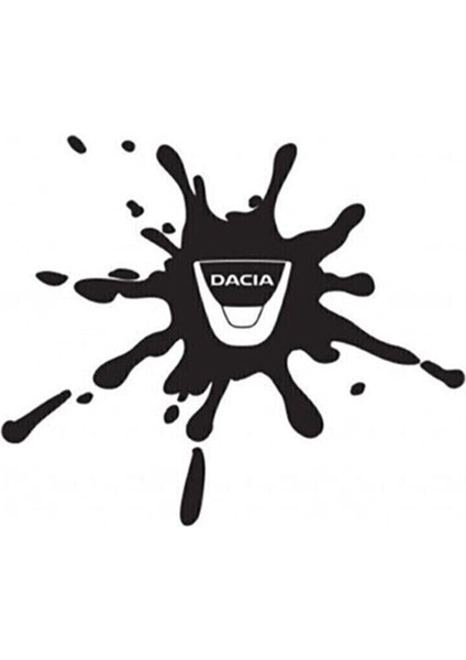Dacia Için Uyumlu Aksesuar Damla Görünümlü Depo Kapağı Oto Sticker 2 Adet 12*10 cm