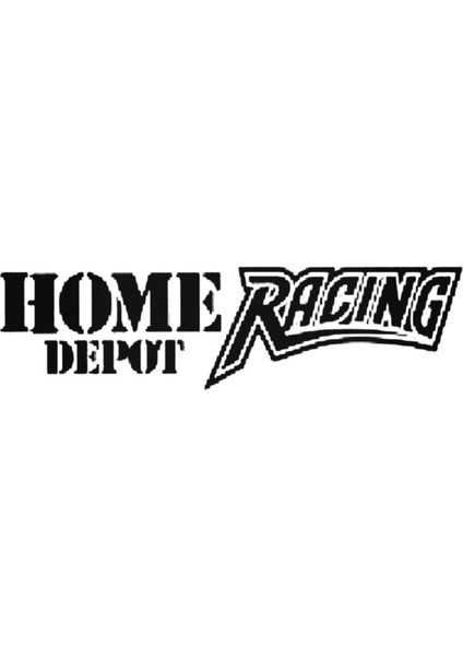 Home Depot Racing Oto Sticker 20 cm
