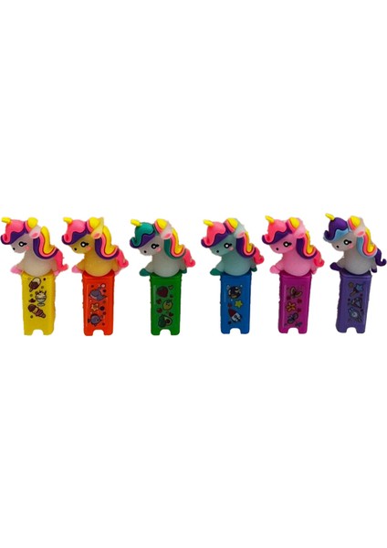 Unıck Color Fosforlu Kalem Unıcorn 6 Lı Paket 8045 fırsatları