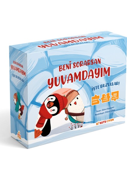 Beni Sorarsan Yuvamdayım - İşte Buzullar! - Kitap ve Oyun Seti - Zehra Kandemir