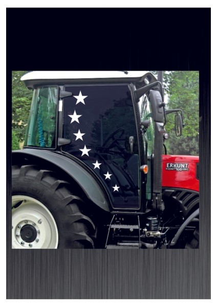 Traktör Yıldız Set Erkunt-Tümosan-Hattat-Case Kabin Sticker fiyatları