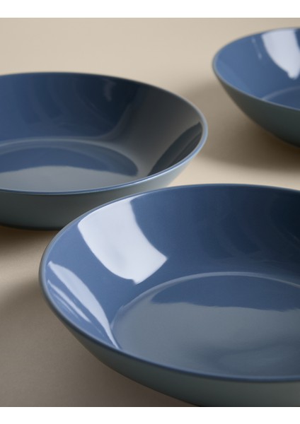 4’lü Günlük Kullanıma Uygun Taş Seramik Makarna Tabağı Seti fiyatları