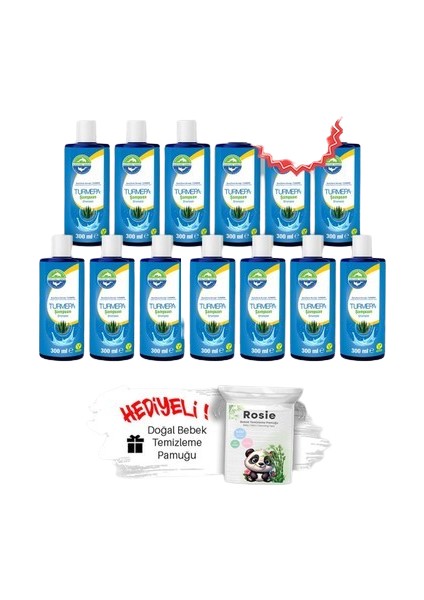 Şampuan 13'lü 300 ml ve Rosıe Mendil