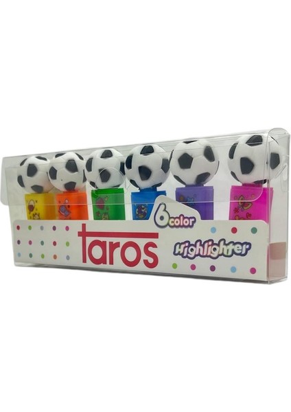 Unıck Color Fosforlu Kalem Footbol 6 Lı 8044 modelleri