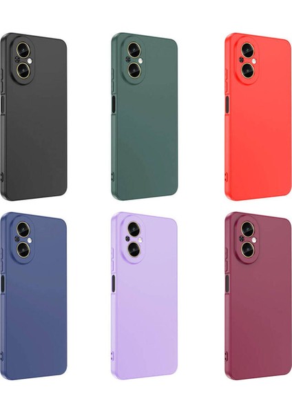 Realme 12 Lite Kılıf Lansman Içi Kadife Kamera Korumalı Mara Silikon Kılıf - Lacivert modelleri