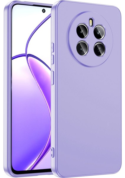 Realme 12 Plus Kılıf Lansman Içi Kadife Kamera Korumalı Mara Silikon Kılıf - Lacivert fiyatları