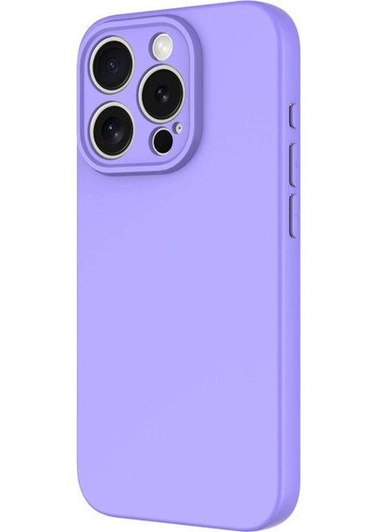 iPhone 15 Pro Kılıf Lansman Içi Kadife Kamera Korumalı Mara Silikon Kılıf-Pembe fırsatları