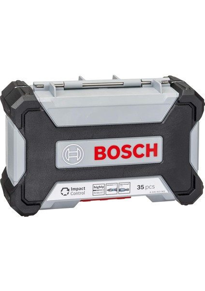 Professional Accessories Impact Control Hss Matkap-Ve-Tornavida Ucu Seti | 35-Parça Aksesuar-Set 19 Bits Uzunluk 25 Mm, 6 Bits Uzunluk 50 Mm, 8 Hss Matkap Ucu, 1 Qc Uh, 1 Saklama Kutusu