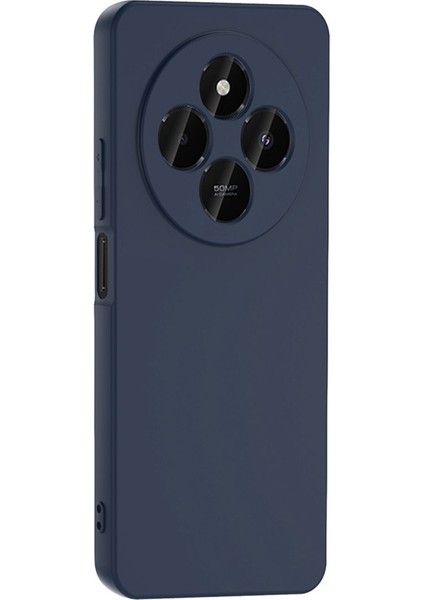 Xiaomi Redmi 14C 4g Kılıf Lansman Içi Kadife Kamera Korumalı Mara Silikon Kılıf-Lacivert modelleri