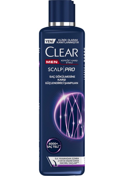 Men Scalp Pro Güçlendirici Şampuan Saç Dökülmesine ve Kepeğe Karşı Etkili 300 ml