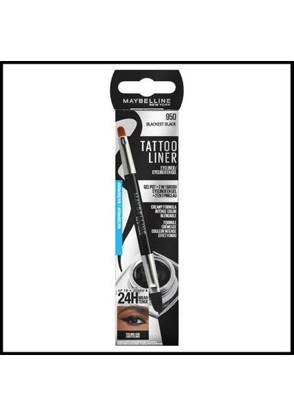 Luxury New York Tattoo Liner Gel Pot Eyeliner- Siyah 1 Adet