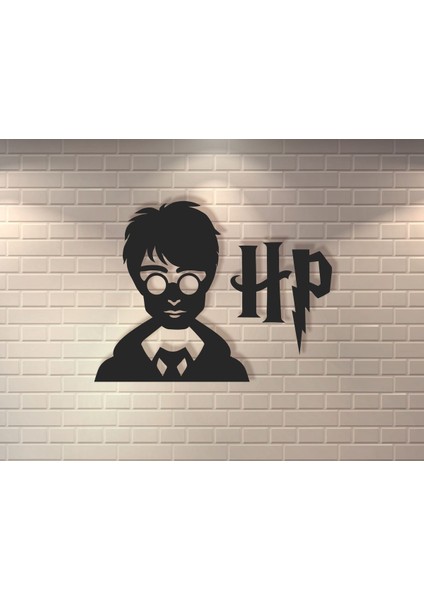 Harry Potter Ahşap Duvar Süsü Tablo Hediyelik Eşya Mdf Cnc Kesim Dekoru