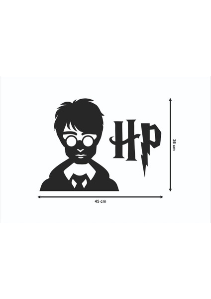 Harry Potter Ahşap Duvar Süsü Tablo Hediyelik Eşya Mdf Cnc Kesim Dekoru