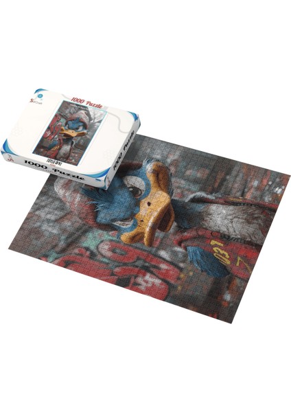 1000 Parça Puzzle Tüylü Öfke