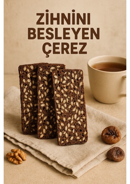 Taş Fırın Ayçekirdekli Glutensiz Gevrek 180G – Katkısız & Rafine Şekersiz Sağlıklı Atıştırmalık