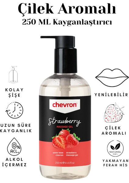 Su Bazlı Natural Jel Strawberry 250 ml 2'li Set