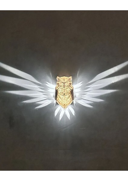 Baykuş Gece Lambası LED Işıklı