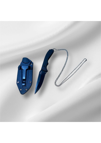 Kılıflı Kolye Kamp Çakısı 17 cm