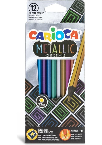 Metalik Kuru Boya 12'li