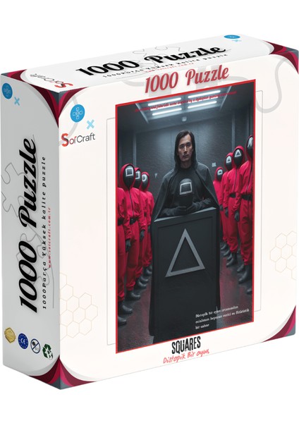 1000 Parça Puzzle Distopik Bir Oyun