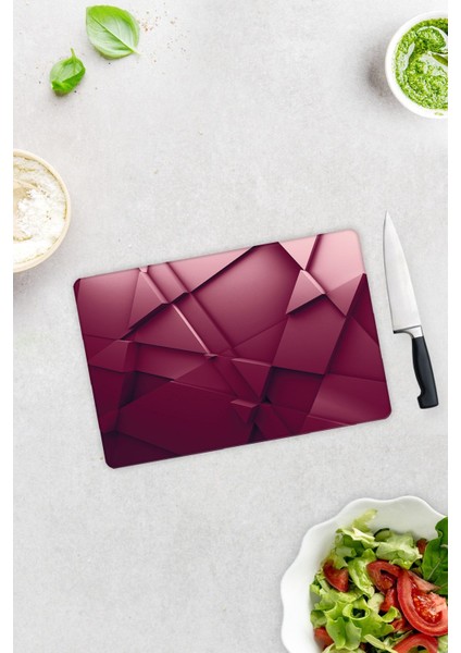 Asil Bordo | Cam Kesme Tahtası - Cam Kesme Tablası | 20 cm x 30 cm modelleri
