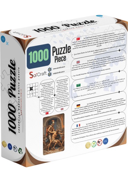 1000 Parça Puzzle Roma Isyani