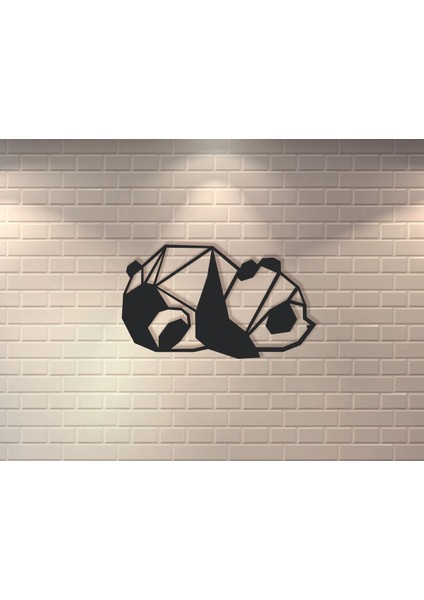 Panda Ahşap Duvar Süsü Tablo Hediyelik Eşya Mdf Cnc Kesim Dekoru