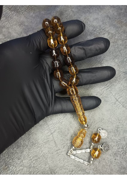 Toprak Fosilli Üst Düzey Toz Kehribar Tesbih fırsatları