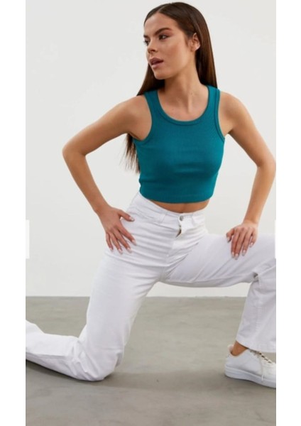 Kalın Askılı Crop