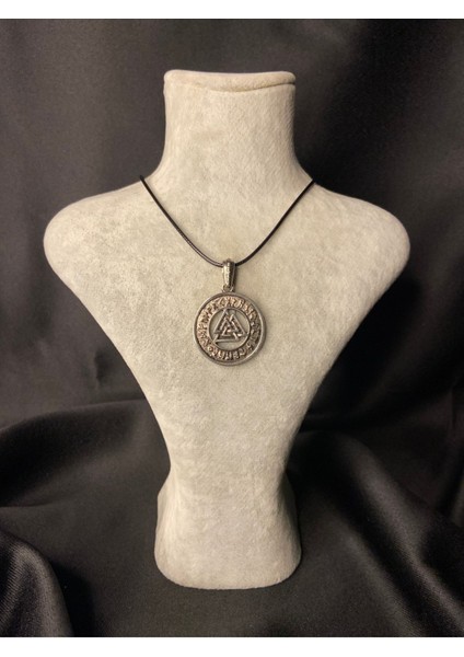 Gümüş Kaplama Unisex Viking Valknut Kolye