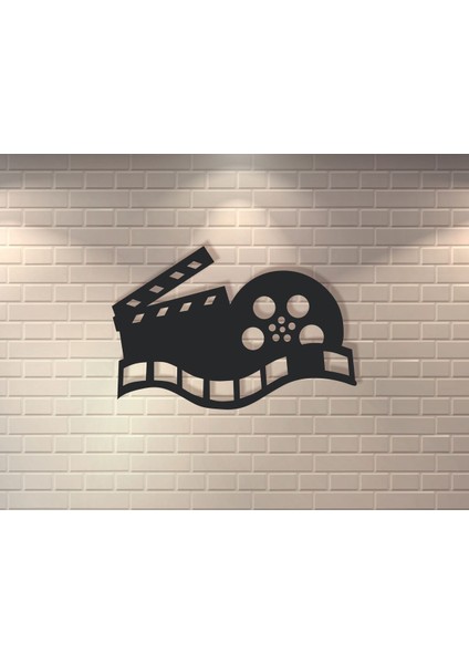 Sinema Ahşap Dekoratif Duvar Süsü Tablo Hediyelik Eşya Mdf Cnc Kesim Dekoru