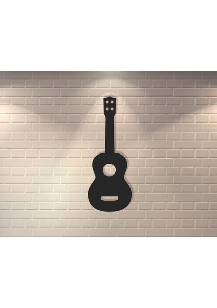 Gitar Ahşap Duvar Süsü Tablo Hediyelik Eşya Mdf Cnc Kesim Dekoru