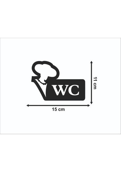 Wc Ahşap Duvar Yazısı Duvar Süsü Tablo Hediyelik Eşya Mdf Cnc Kesim Dekoru