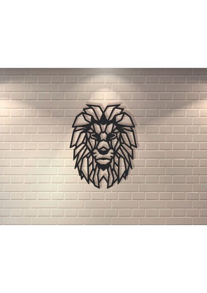Aslan Ahşap Dekoratif Duvar Süsü Tablo Hediyelik Eşya Mdf Cnc Kesim Dekoru