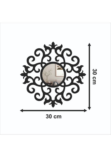Ayna Çerçeve Ahşap Duvar Süsü Tablo Hediyelik Eşya Mdf Cnc Kesim Dekoru