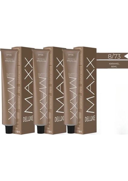 8.73 Karamel Krem Tüp Boya -60 ml 3 Adet