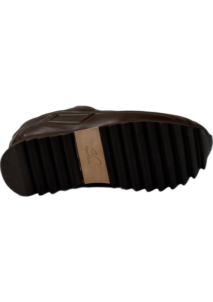 3003 Klasik Şık Deri Ayakkab Kahverengi indirimleri