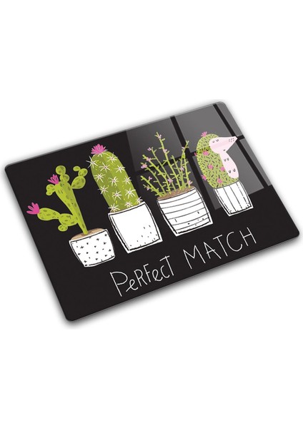 Cam Kesme Tahtası | Cam Kesme Tablası | Perfect Match | Siyah Fon | 30CM x 40CM fırsatları